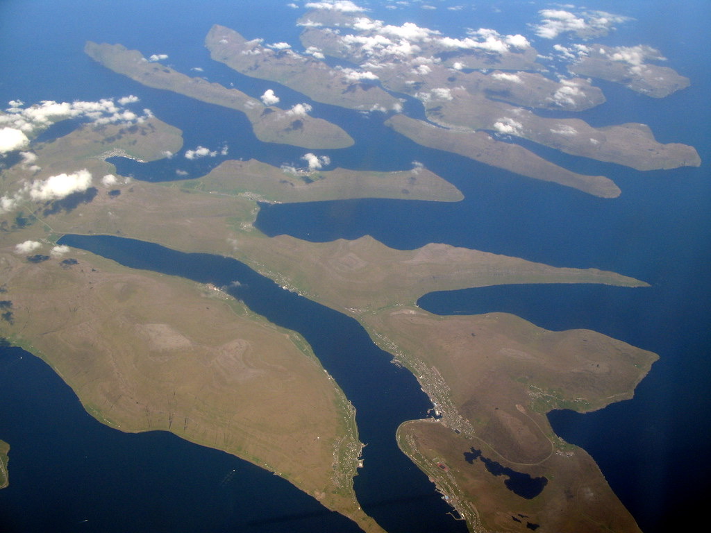 Faroe Islands Aerial photograph